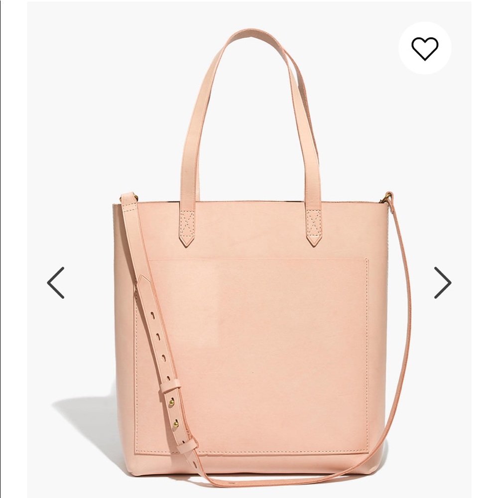 Madewell Medium Transport Tote pink